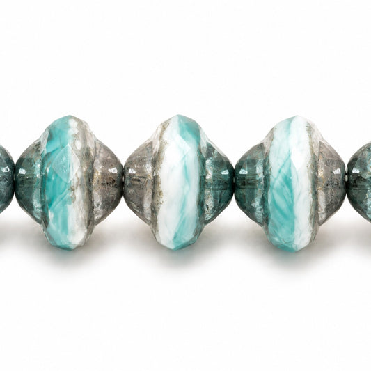 Faceted Special Cut Beads Ufo, X3173 Bronze (x3173-14415), Glass, Czech Republic