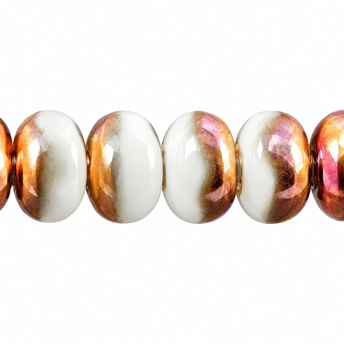 Oval Beads, Chalk White 27141 (03000-27141), Glass, Czech Republic