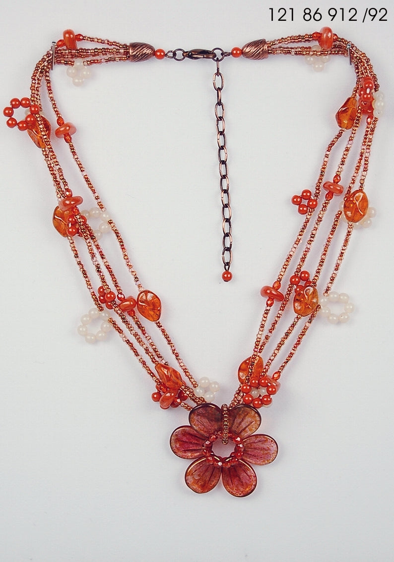 3 pcs Jewelry piece with Czech Glass Beads (OUTLET Vintage)