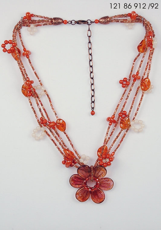 3 pcs Jewelry piece with Czech Glass Beads (OUTLET Vintage)