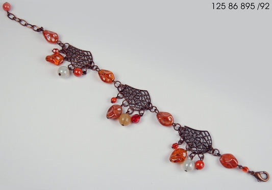 3 pcs Jewelry piece with Czech Glass Beads (OUTLET Vintage)