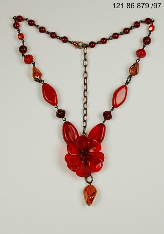 3 pcs Jewelry piece with Czech Glass Beads (OUTLET Vintage)