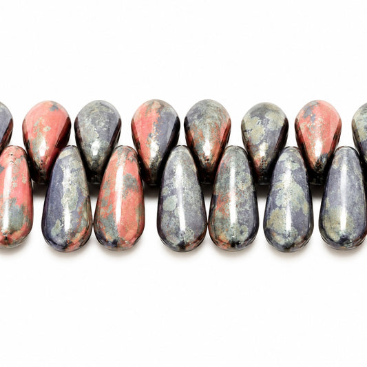 Dagger Beads, 99998 Travertin (99998-86800), Glass, Czech Republic