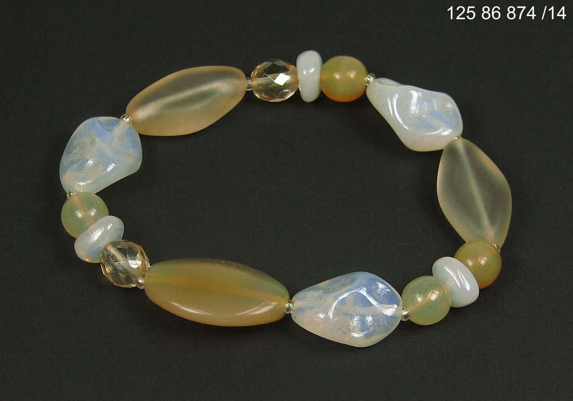 3 pcs Jewelry piece with Czech Glass Beads (OUTLET Vintage)