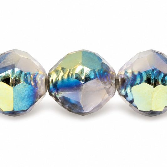 Wasp Special Cut Faceted Fire Polished Beads, X1542 23103 (x1542-23103), Glass, Czech Republic