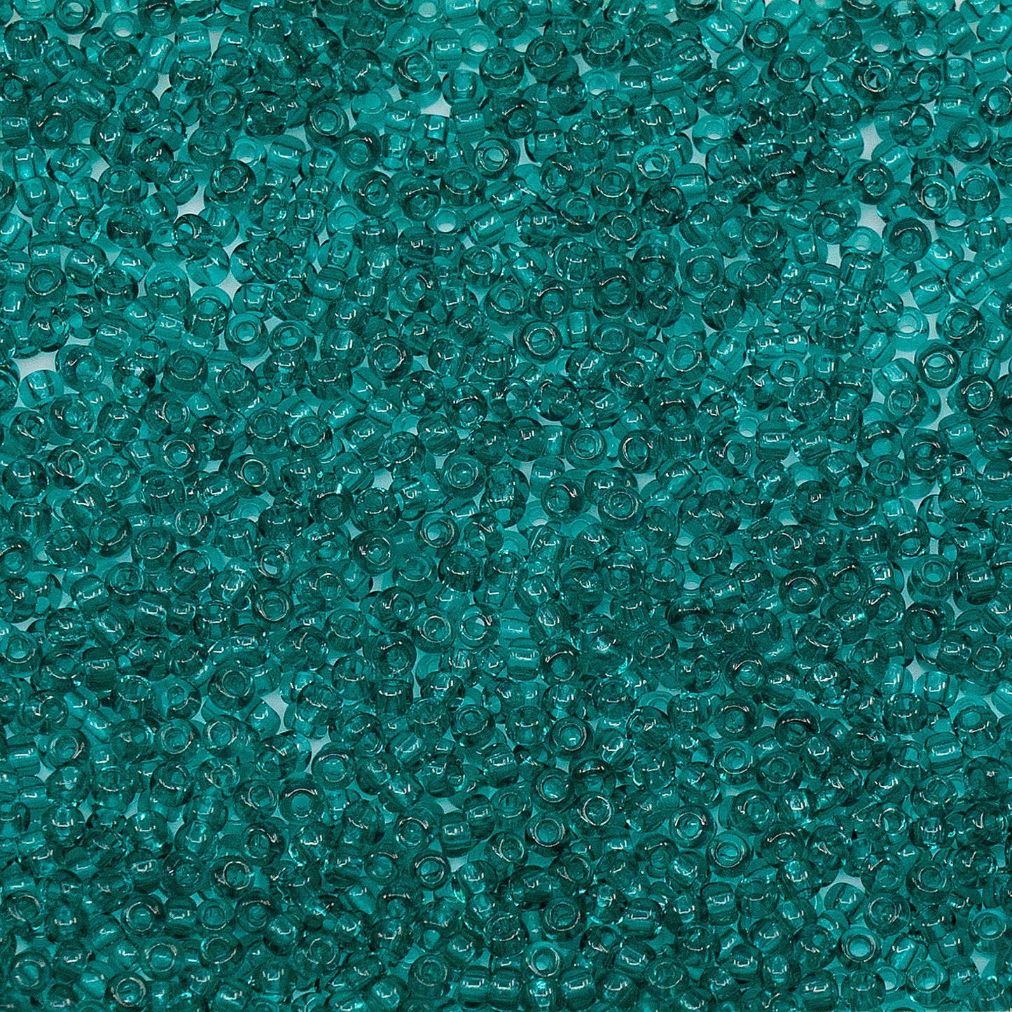 OUTLET 10 grams Preciosa Ornela Seed Beads, Round Hole, Loose, 10/0, green aqua (60210), Glass, Czech Republic
