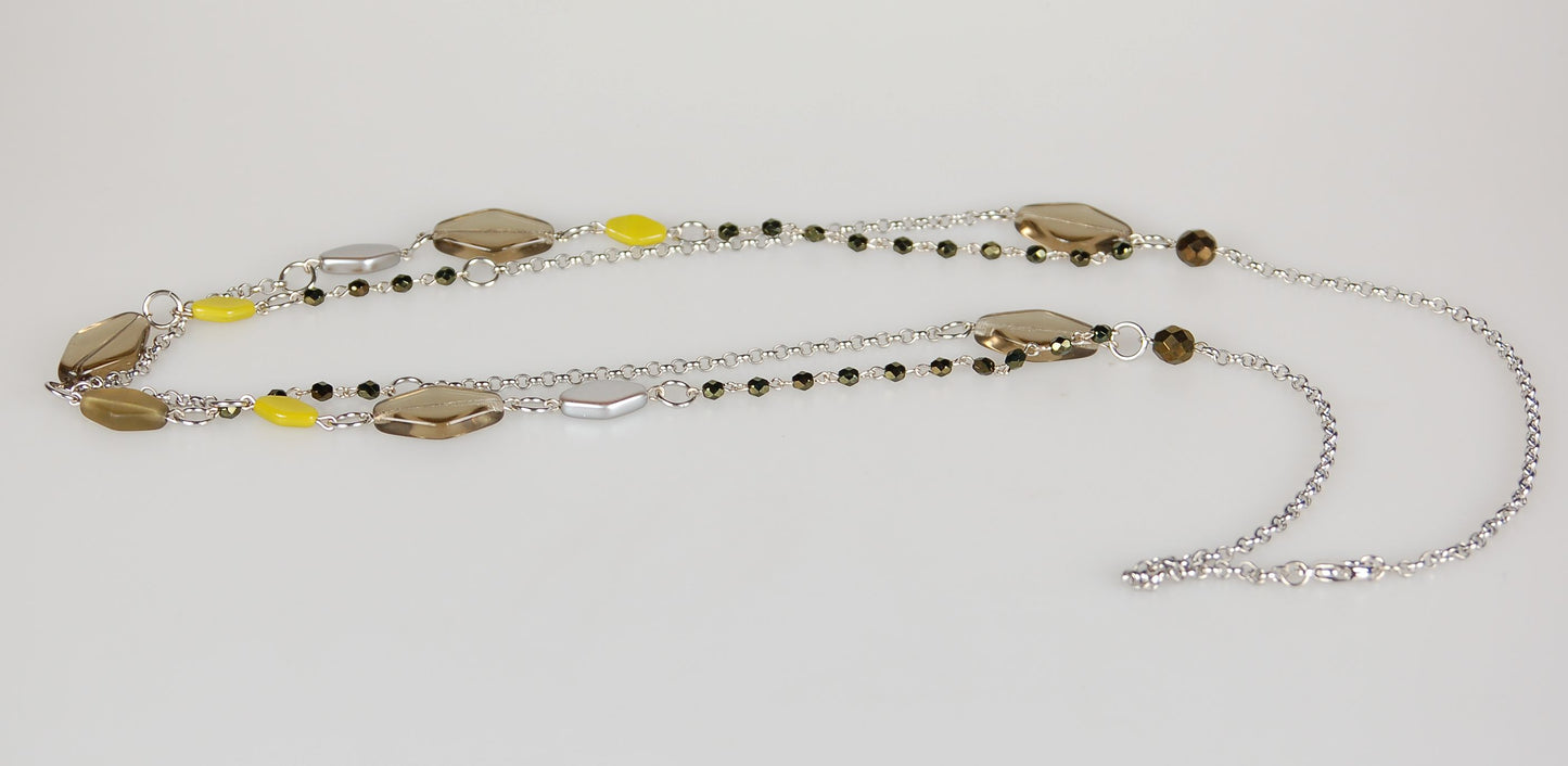 3 pcs Jewelry piece with Czech Glass Beads (OUTLET Vintage)