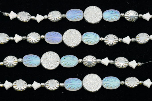 OUTLET 1 件串珠混合串银折纸