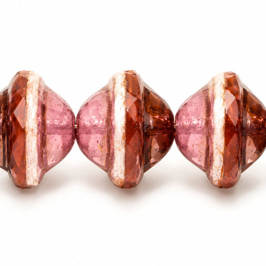 Faceted Special Cut Beads Ufo, X3113 Purple (x3113-15726), Glass, Czech Republic