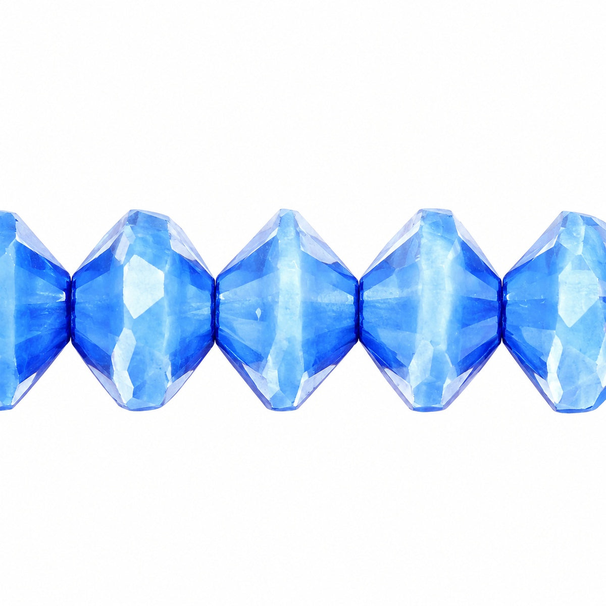 Faceted Special Cut Beads, Light Blue Hematite (33000-14400), Glass, Czech Republic