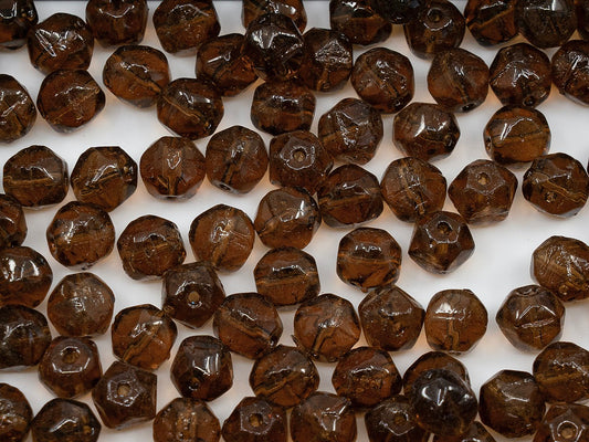 OUTLET English Cut Beads, 6 mm, Glass, Czech Republic