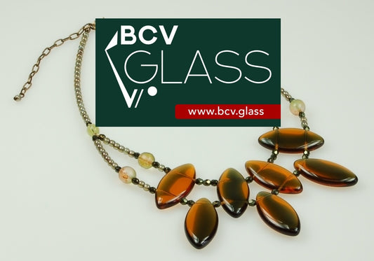 3 pcs Jewelry piece with Czech Glass Beads (OUTLET Vintage)