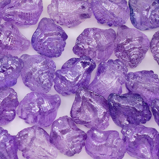 OUTLET 250g/50g Murex Shell Beads, 15 x 12 mm, Crystal 541004 (00030-541004), Glass, Czech Republic