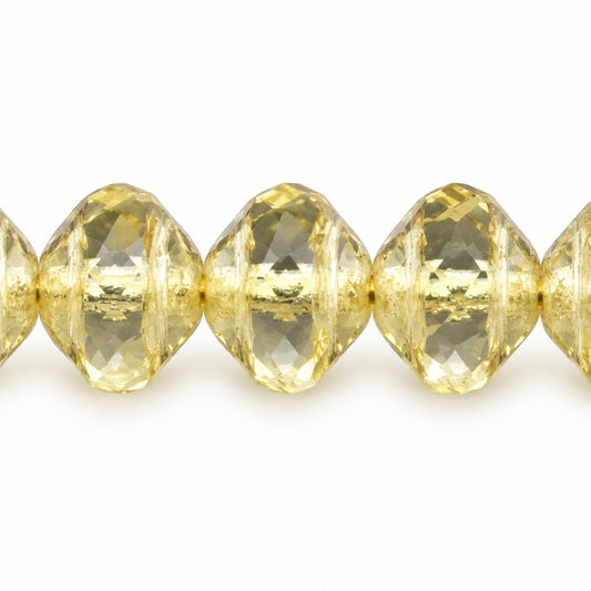 Faceted Special Cut Beads Ufo, Crystal Antique Silver Patina (00030-81002), Glass, Czech Republic