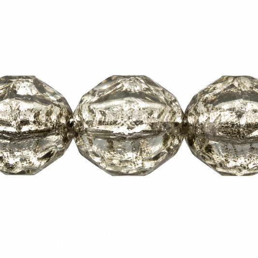 Wasp Special Cut Faceted Fire Polished Beads, Crystal Platin (00030-13702), Glass, Czech Republic