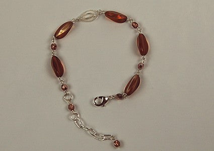 3 pcs Jewelry piece with Czech Glass Beads (OUTLET Vintage)