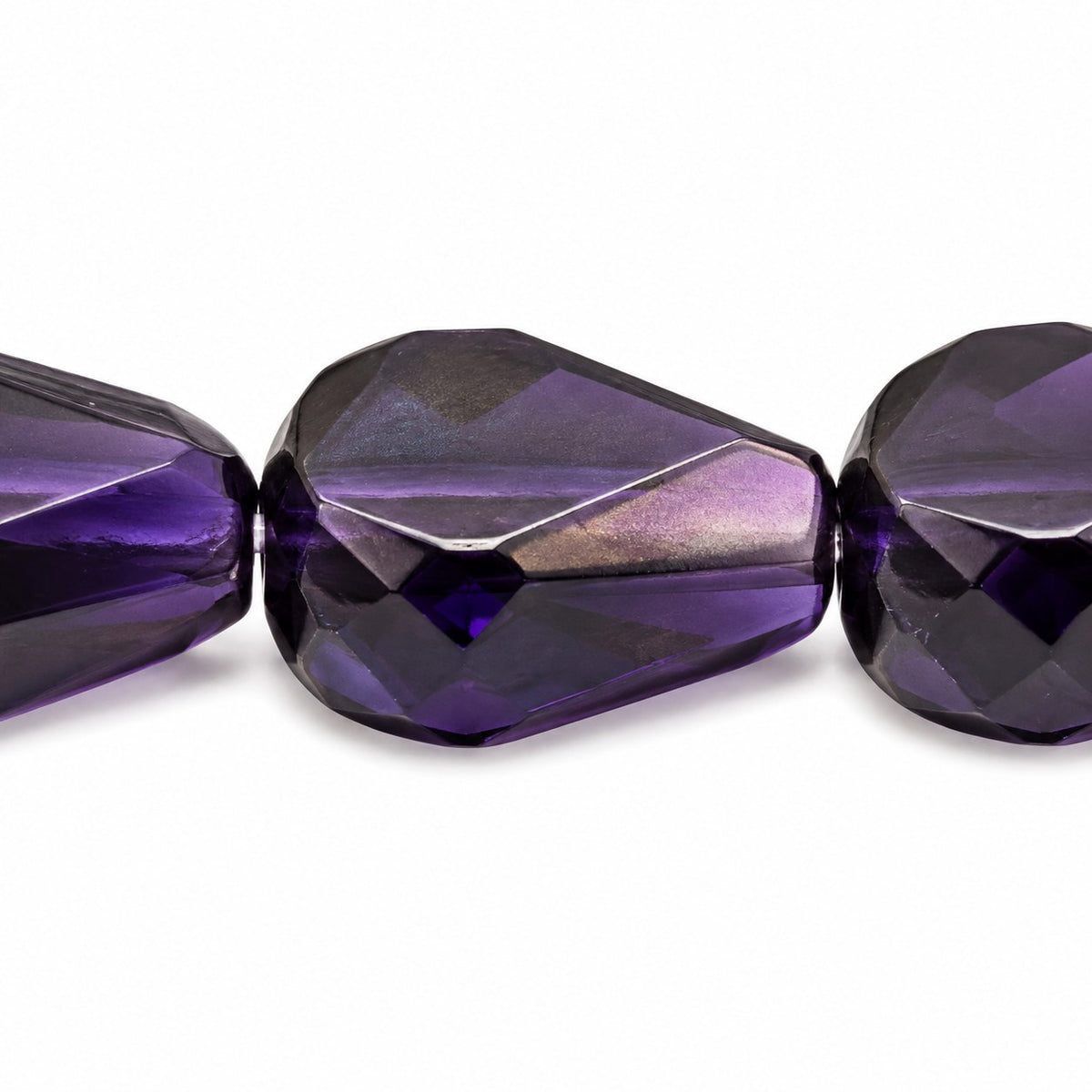 Fire Polished Faceted Teardrop Beads, 20510 (20510), Glass, Czech Republic