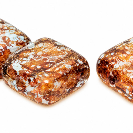 2-Hole Tile Beads, Crystal Stain Strong 94308 (00030-86805-94308), Glass, Czech Republic