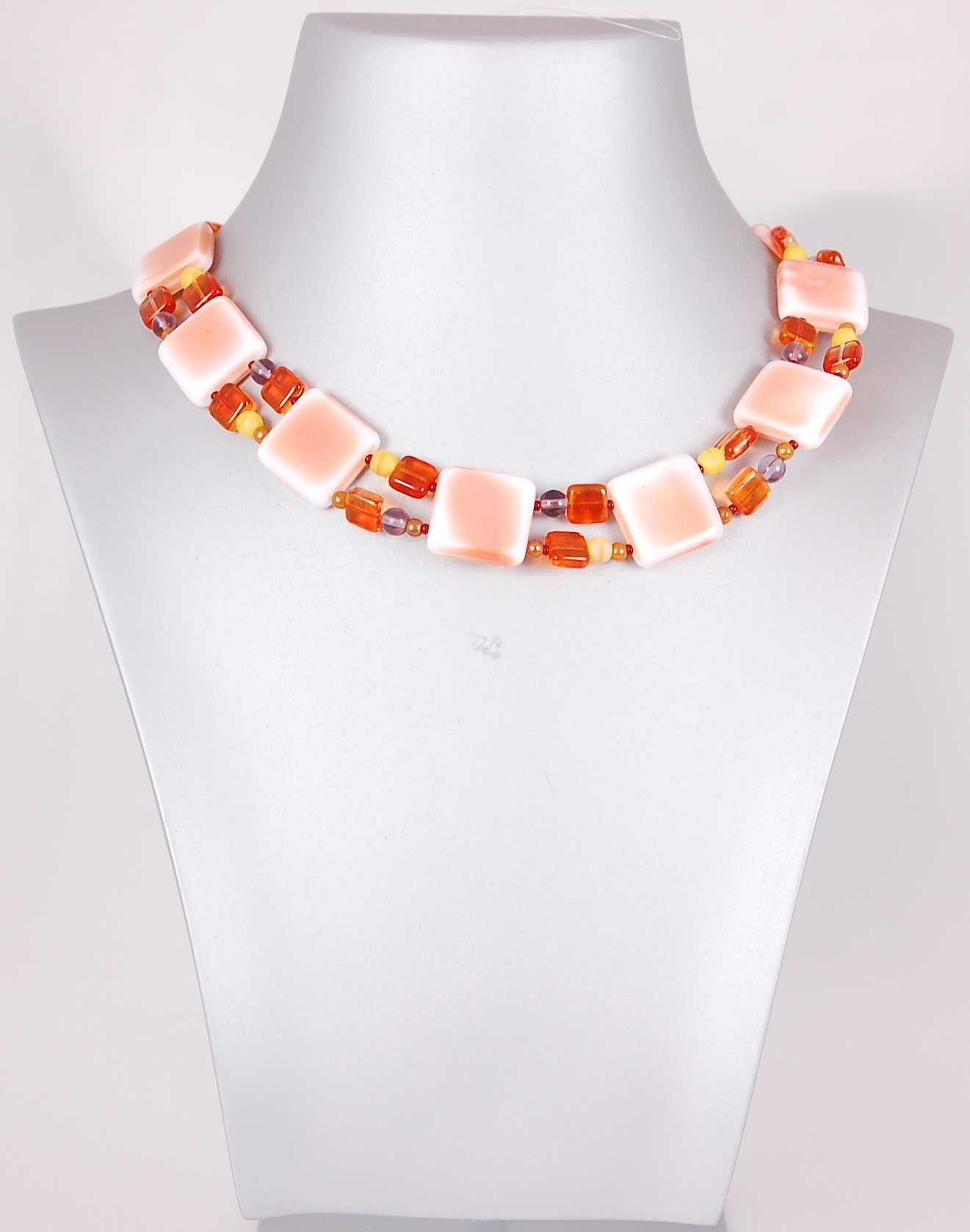 3 pcs Jewelry piece with Czech Glass Beads (OUTLET Vintage)