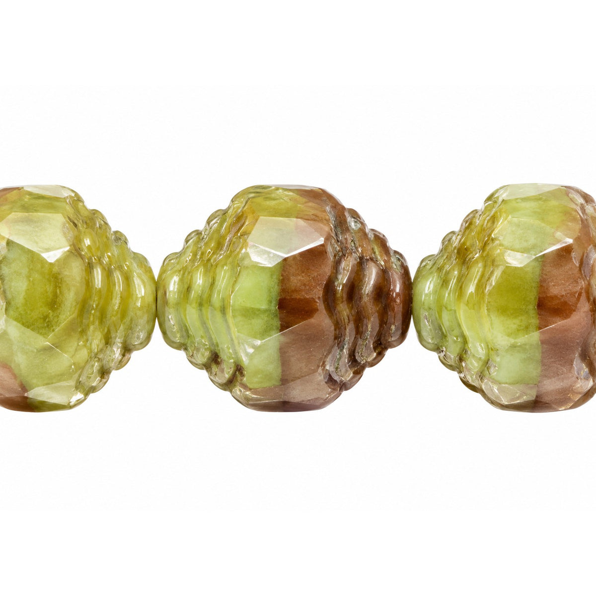 Special Cut Faceted Fire Polished Beads, X1175 (x1175), Glass, Czech Republic