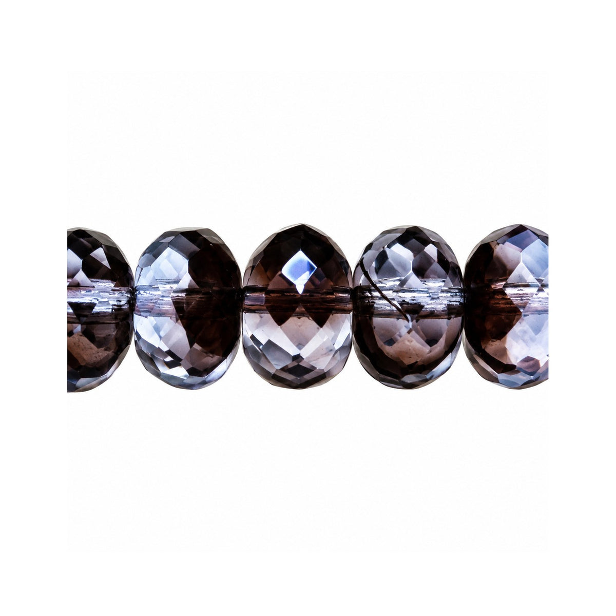 Special Cut Faceted Fire Polished Beads, Transparent Light Amethyst 22201 (20210-22201), Glass, Czech Republic