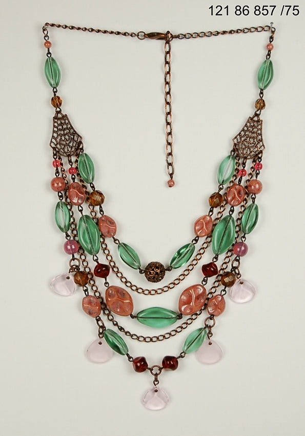 3 pcs Jewelry piece with Czech Glass Beads (OUTLET Vintage)