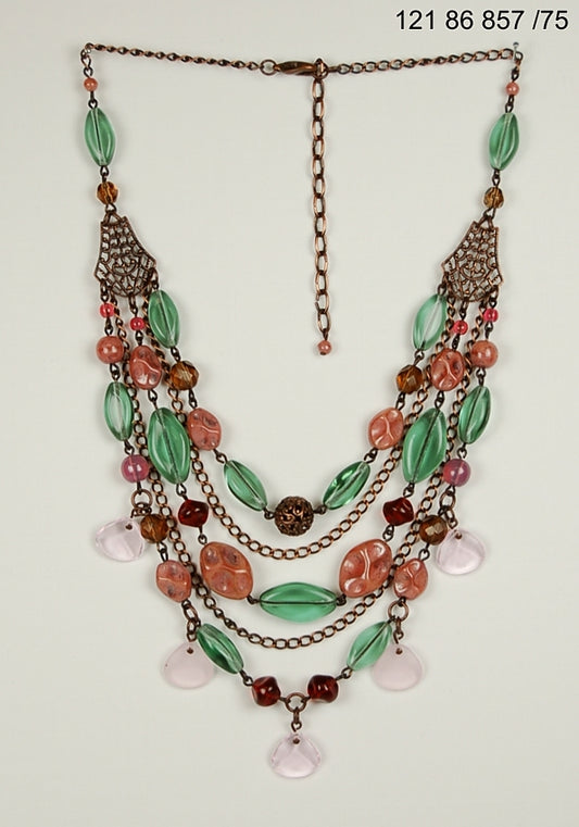 3 pcs Jewelry piece with Czech Glass Beads (OUTLET Vintage)