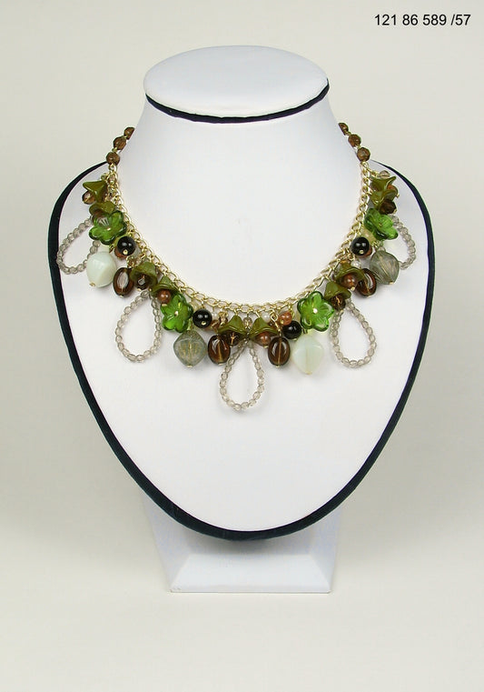 3 pcs Jewelry piece with Czech Glass Beads (OUTLET Vintage)