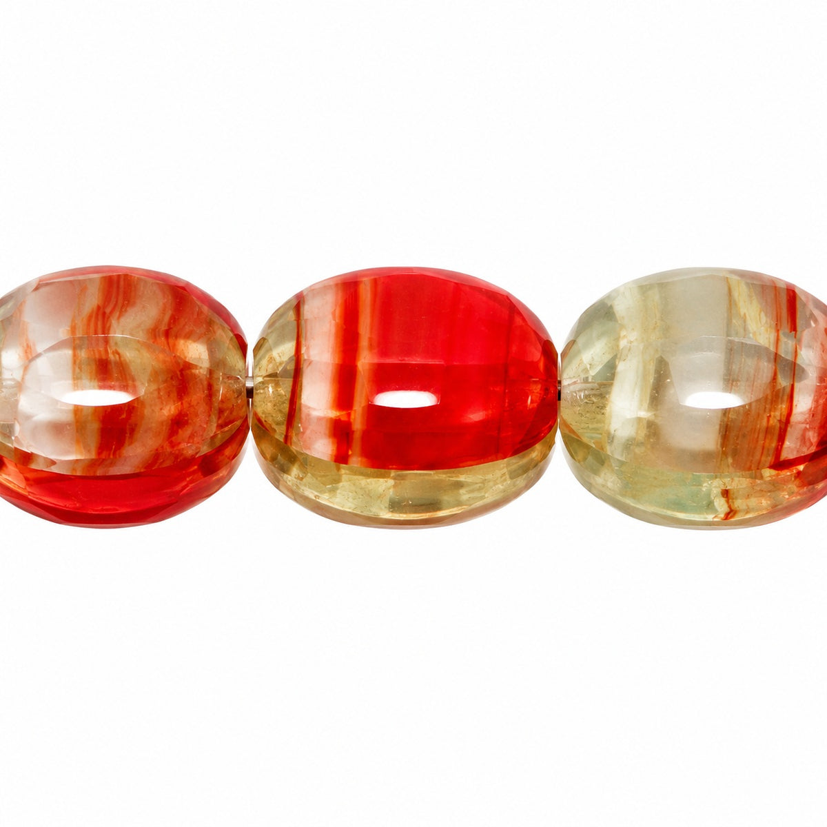 Oval Pressed Beads, X1748 (x1748), Glass, Czech Republic