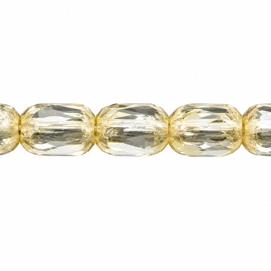 Faceted Fire Polished Beads Special Cut, Crystal Antique Silver Patina (00030-81002), Glass, Czech Republic