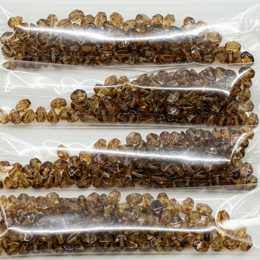 OUTLET 10 grams Pinch Beads, 5 x 5 mm, Transparent Light Amethyst Travertin (20210-86800), Glass, Czech Republic