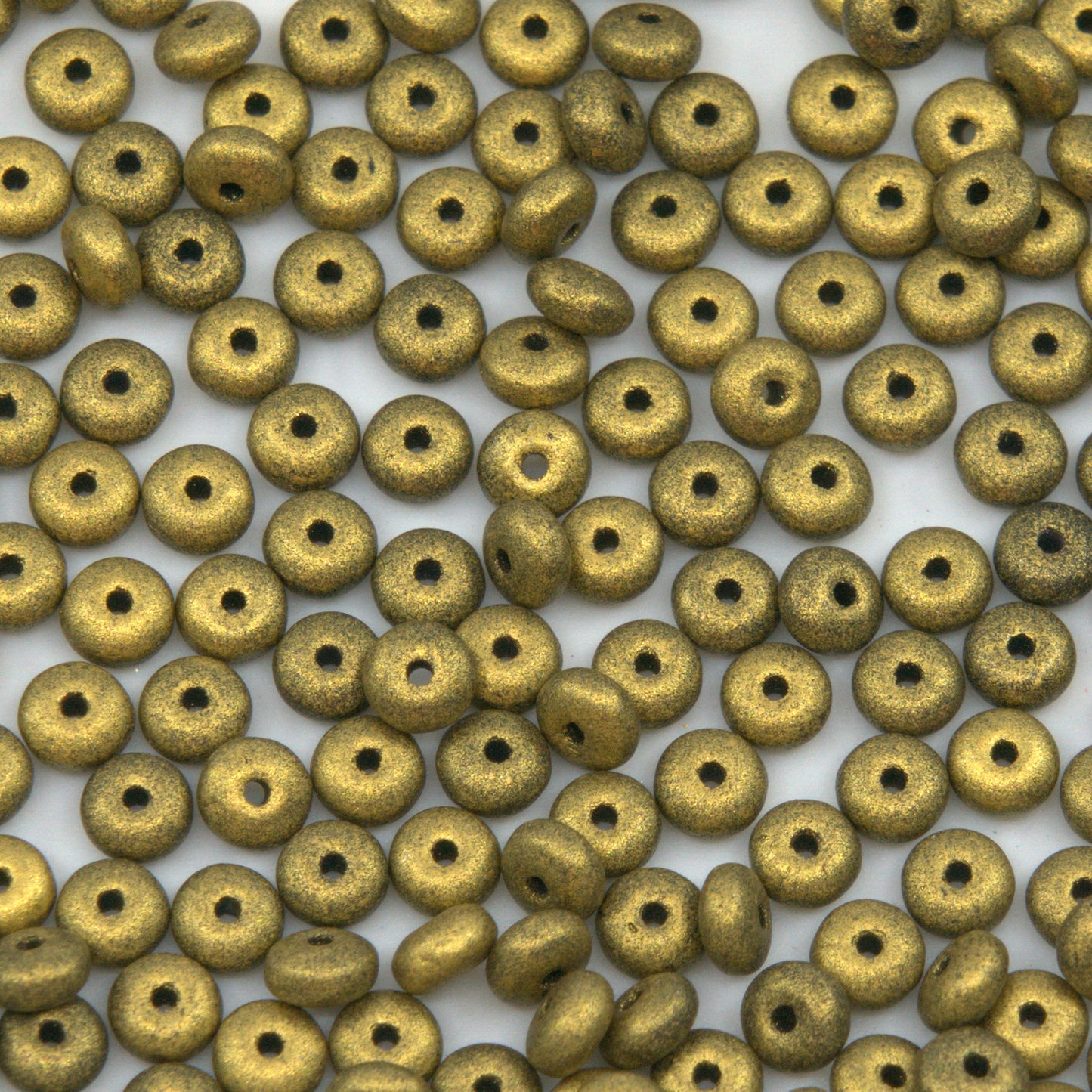 OUTLET 250g/50g Space Disk Beads, 4 x 4 mm, Black 79102 (23980-79102), Glass, Czech Republic