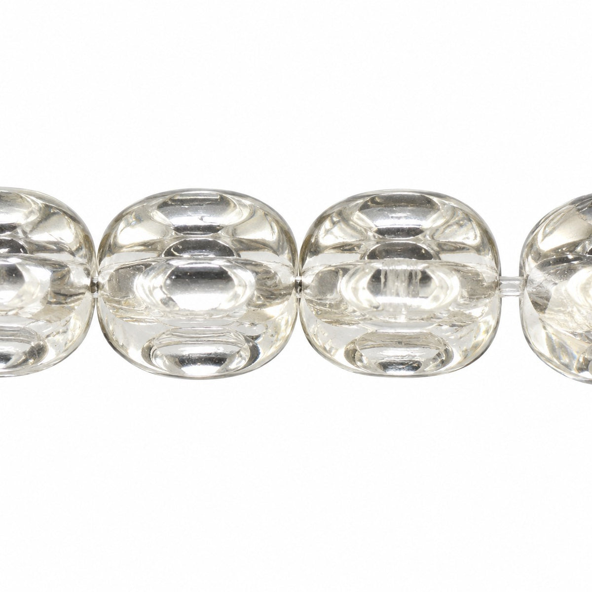Triple Hole Beads, Crystal, Transparent 111-77-794 8X4Mm 00030, Crystal (30), Glass, Czech Republic
