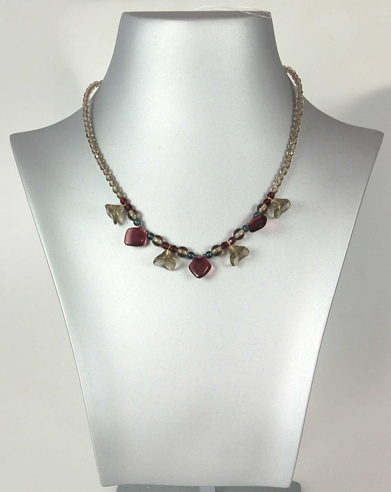 3 pcs Jewelry piece with Czech Glass Beads (OUTLET Vintage)