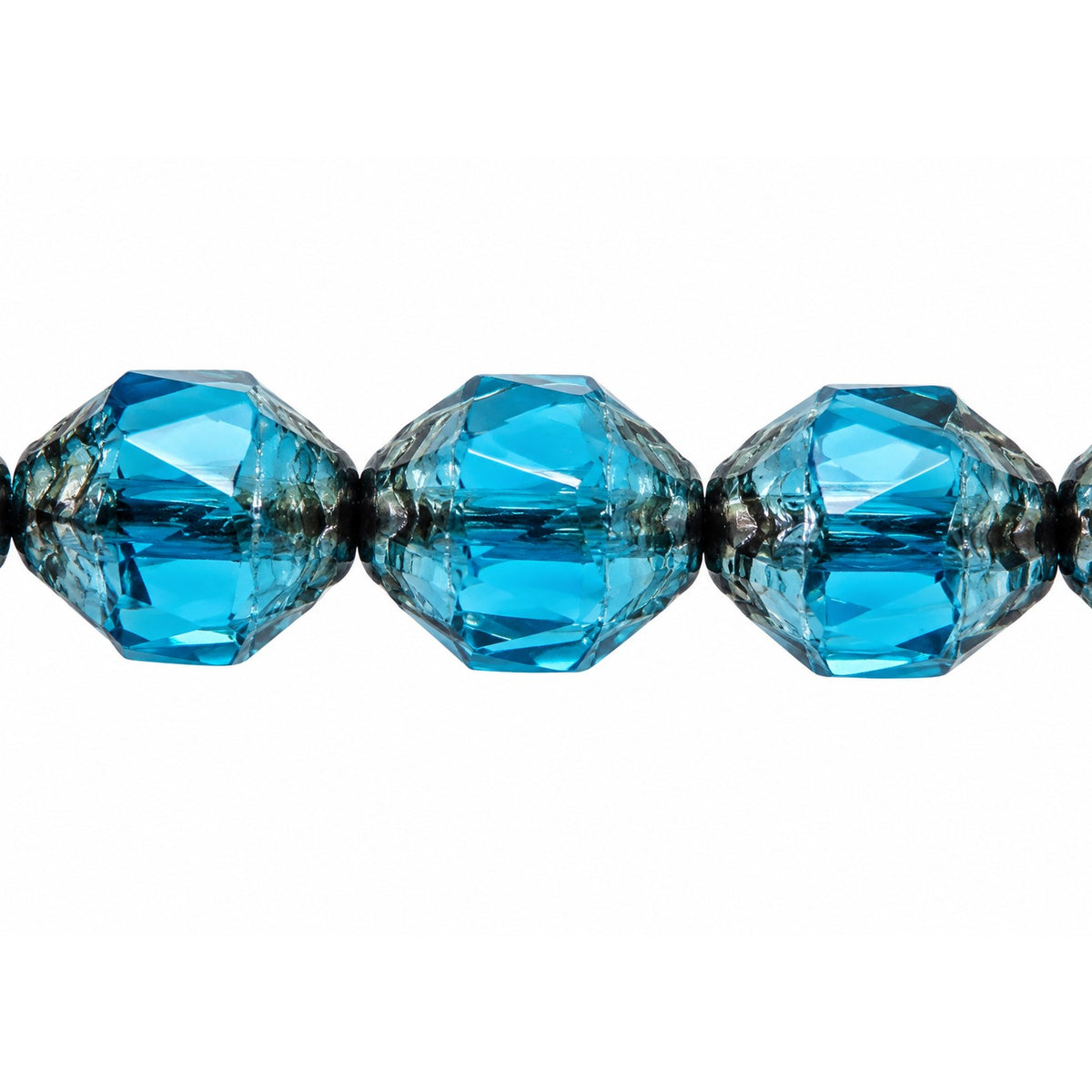 Special Cut Faceted Fire Polished Beads, 60060 Platin (60060-13702), Glass, Czech Republic