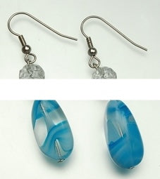 3 pcs Jewelry piece with Czech Glass Beads (OUTLET Vintage)