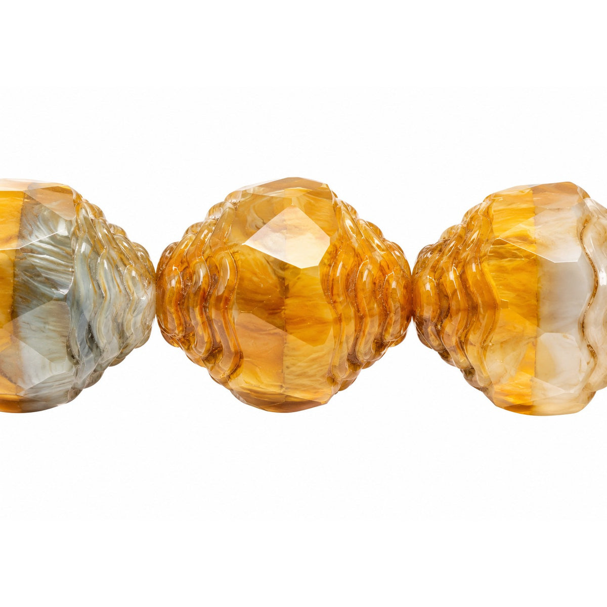 Special Cut Faceted Fire Polished Beads, X1132 (x1132), Glass, Czech Republic