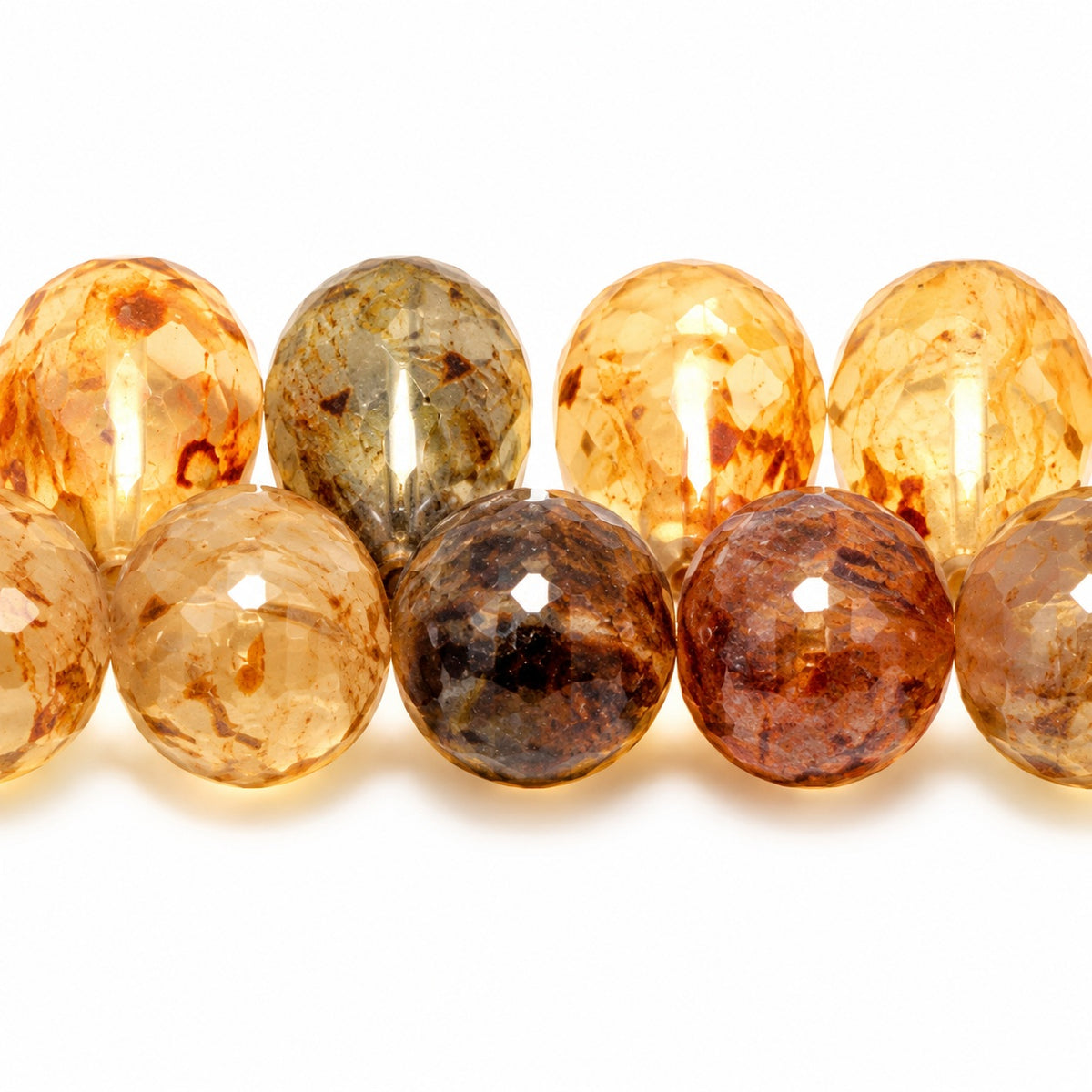 Drop Beads, X3052 Travertin (x3052-86800), Glass, Czech Republic