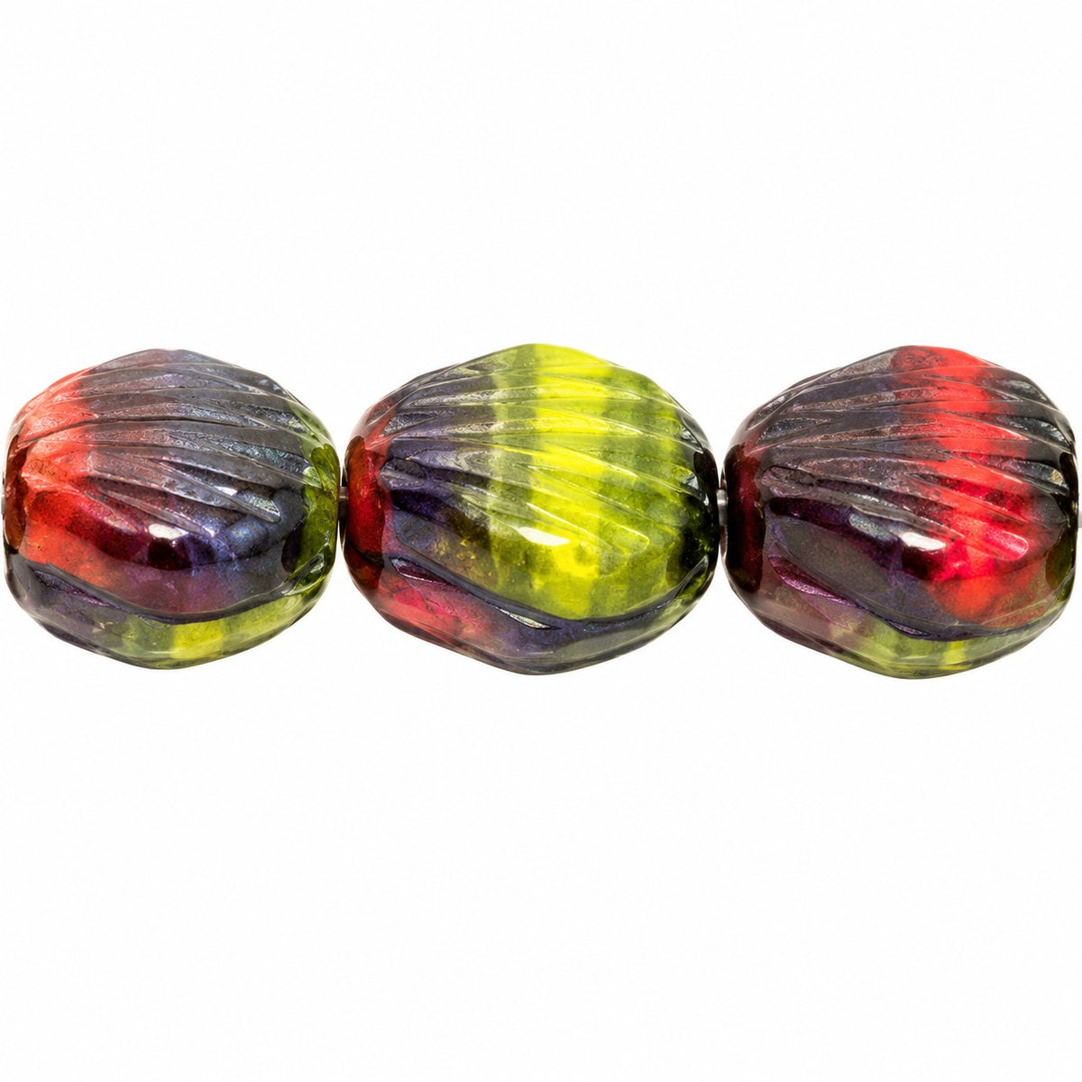 Small Shell Beads, X1792 (x1792), Glass, Czech Republic