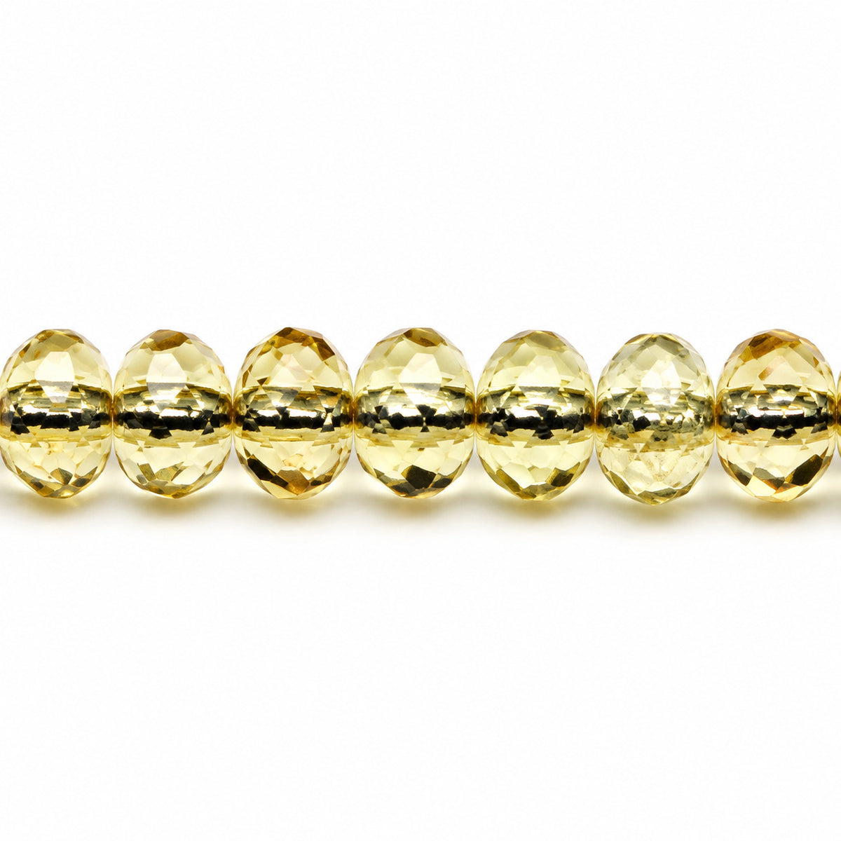 Special Cut Faceted Fire Polished Beads, Topaz Yellow Transparent (10000), Glass, Czech Republic