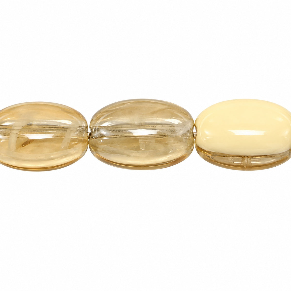 Oval Beads, X1924 (x1924), Glass, Czech Republic