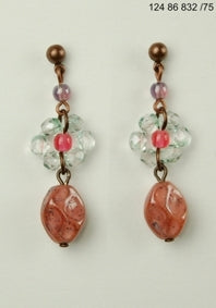 3 pcs Jewelry piece with Czech Glass Beads (OUTLET Vintage)