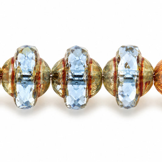 Faceted Special Cut Beads Ufo, X3190 Stain Strong (x3190-86805), Glass, Czech Republic