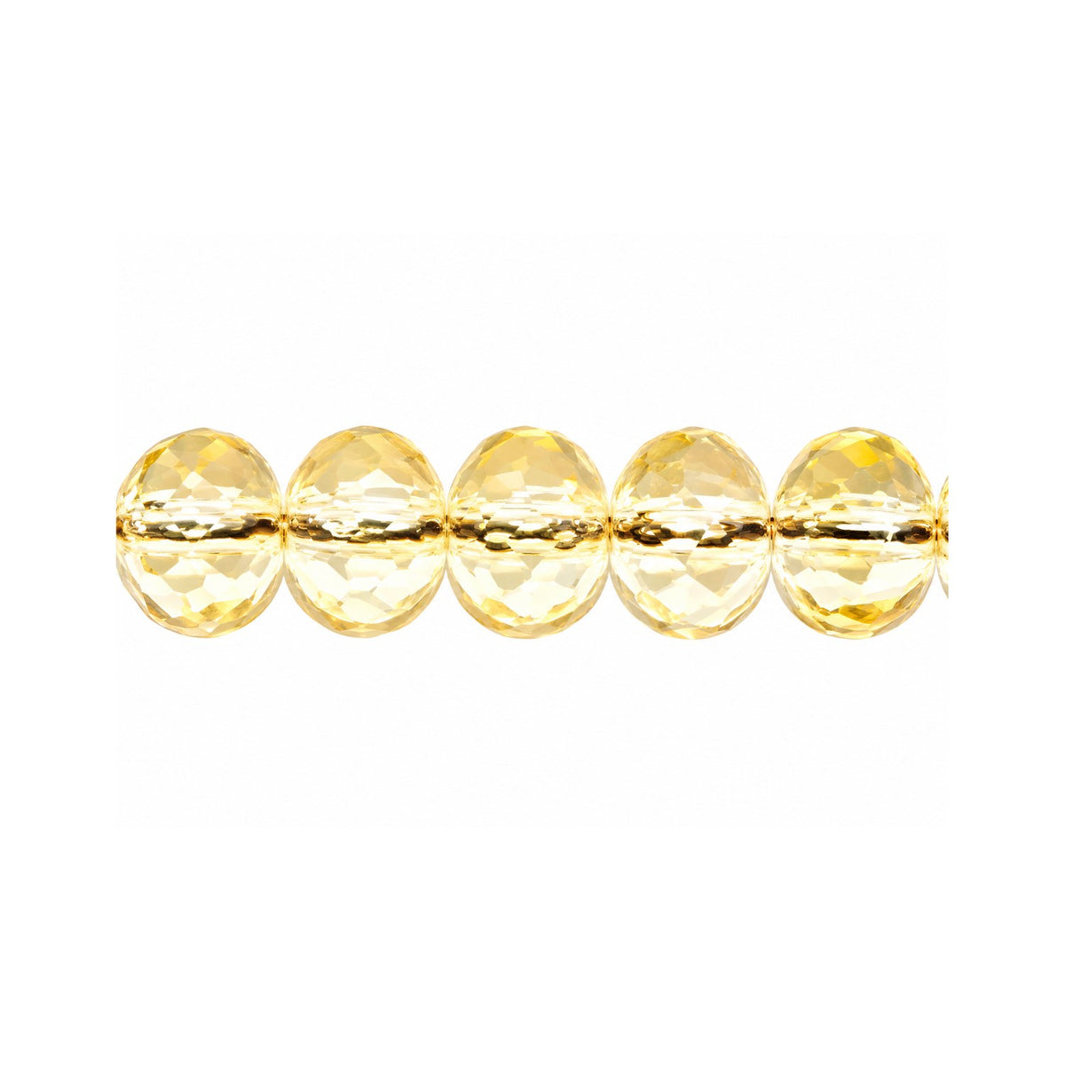 Special Cut Faceted Fire Polished Beads, Topaz Yellow Transparent (10000), Glass, Czech Republic
