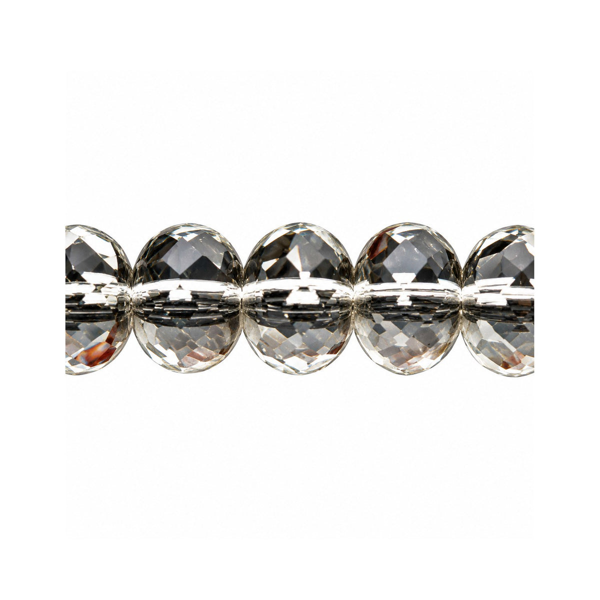 Special Cut Faceted Fire Polished Beads, Crystal (00030), Glass, Czech Republic
