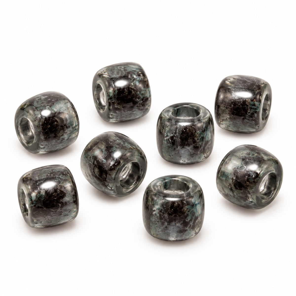 Pony Bagel Beads, Malachite Green (26507), Glass, Czech Republic