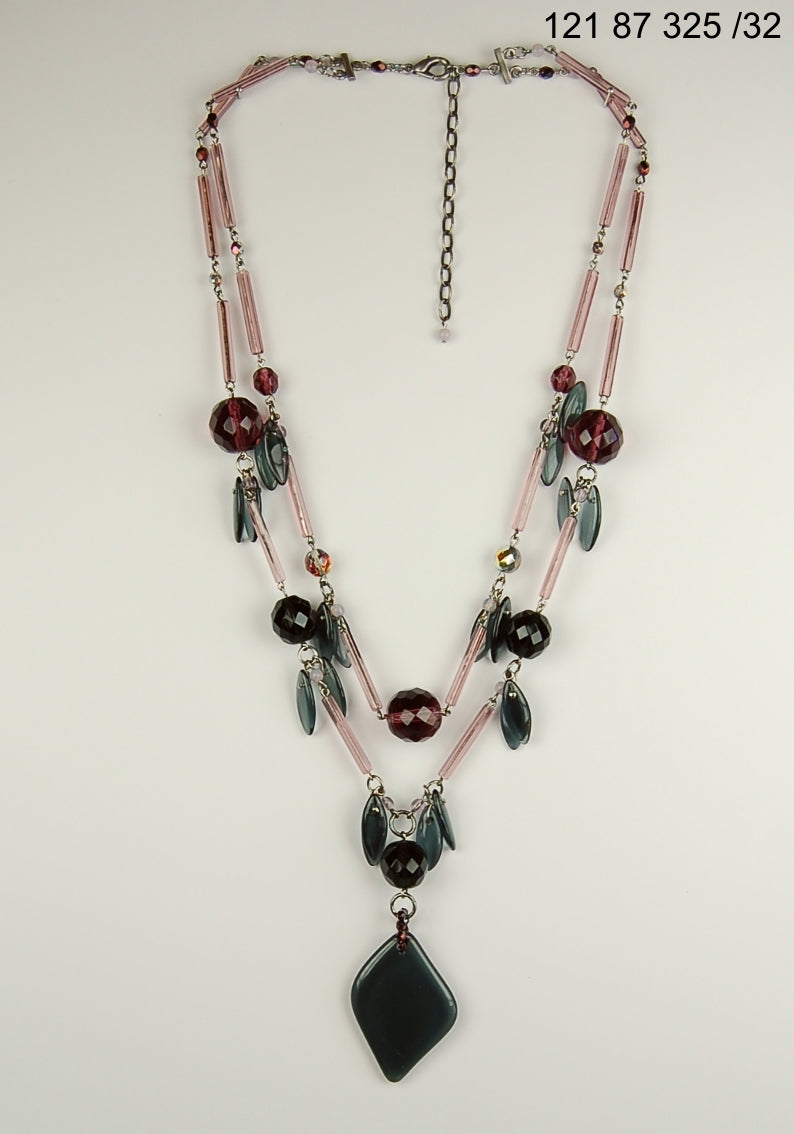 3 pcs Jewelry piece with Czech Glass Beads (OUTLET Vintage)