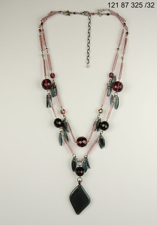 3 pcs Jewelry piece with Czech Glass Beads (OUTLET Vintage)