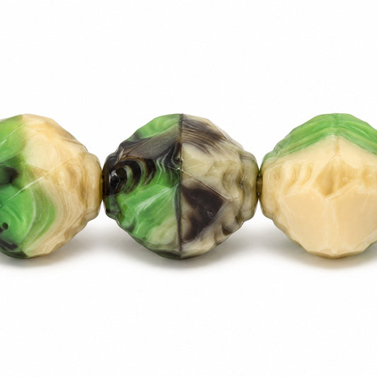 Wasp Special Cut Faceted Fire Polished Beads, X1131 (x1131), Glass, Czech Republic