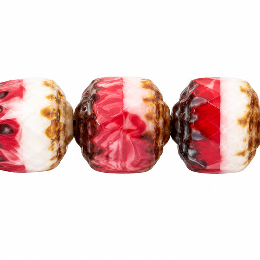 Cathedral Faceted Fire Polished Beads, X3072 Stain Strong (x3072-86805), Glass, Czech Republic